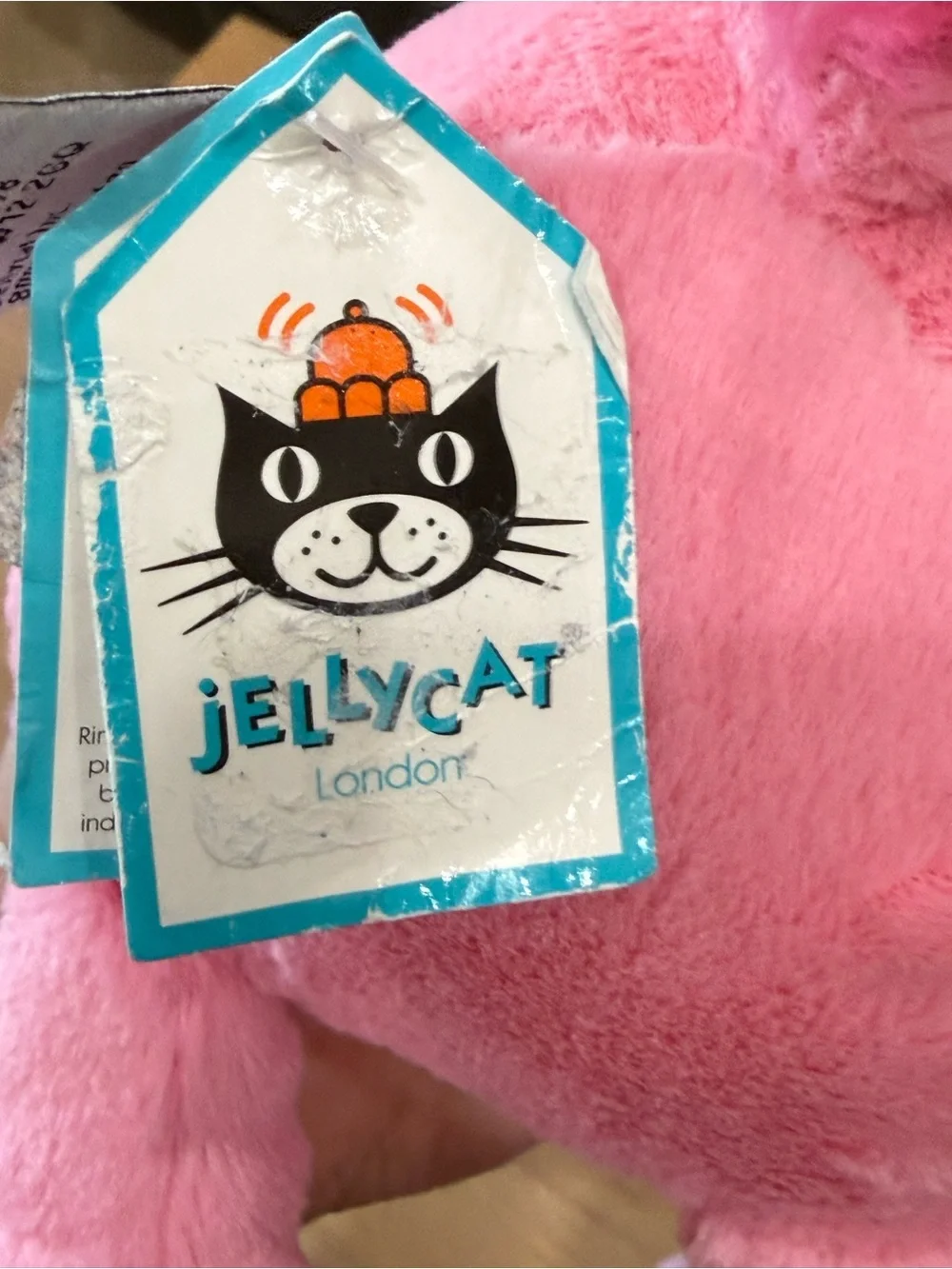 JELLYCAT London Alice Axolotl Pink Plush Amphibian Toy 12” Retired